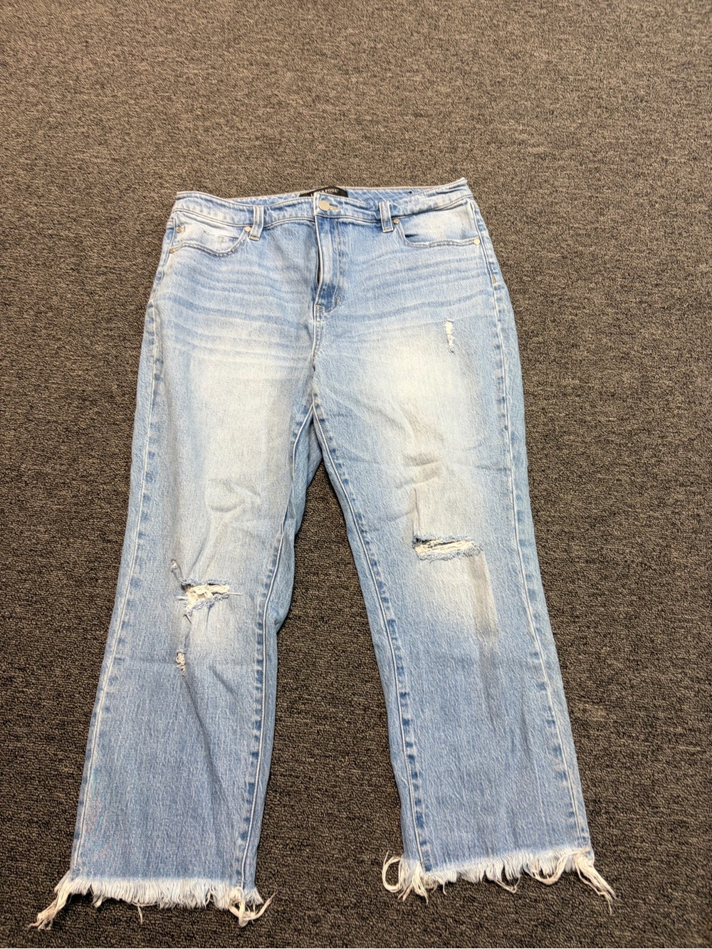 Liverpool Light Blue Distressed Boyfriend Jeans